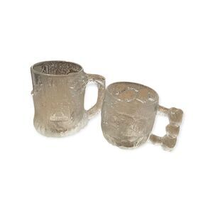 McDonald’s The Flintstones Glass Mugs Vintage Sets